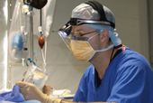 Surgical Mission - Dr. Morin in operation room