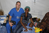 Surgical Mission - Dr. Morin and happy childrens