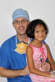 Surgical Mission: Dr. Morin and little girl