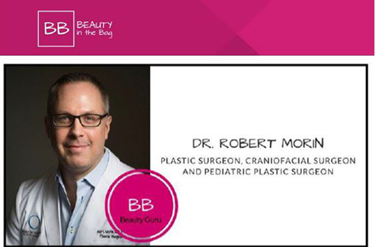 Media Library. Articles - Dr. Morin was featured in Beauty in The Bag