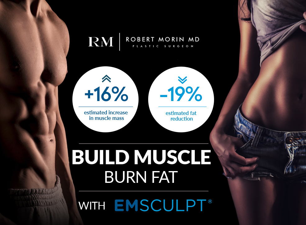 BUILD MUSCLE BURN FAT WITH EMSCULPT