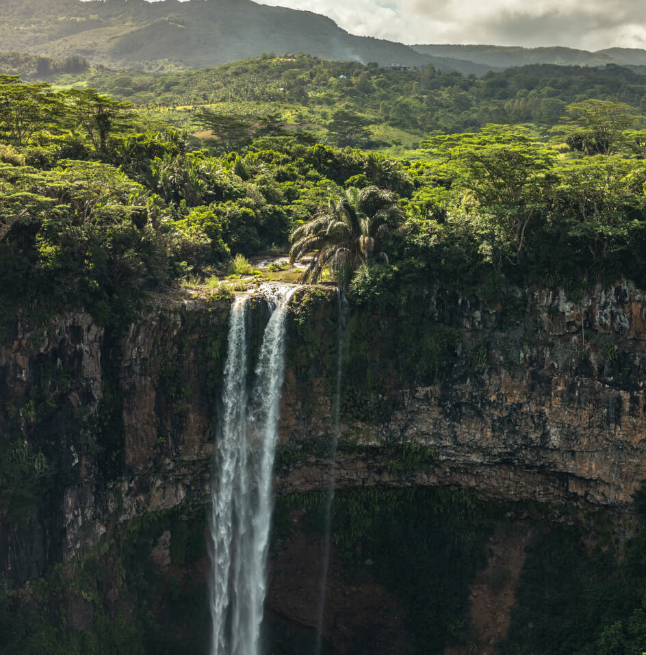 Mission in Guatemala - nature panorama, waterfall